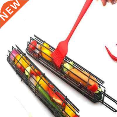 2 Pack Grilling Baskets, Hot Dog Barbecue Cage Sausage