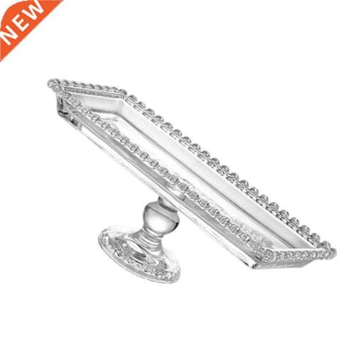 1Pc Modern Fruits Storage Plate Decorative Crystal Glass