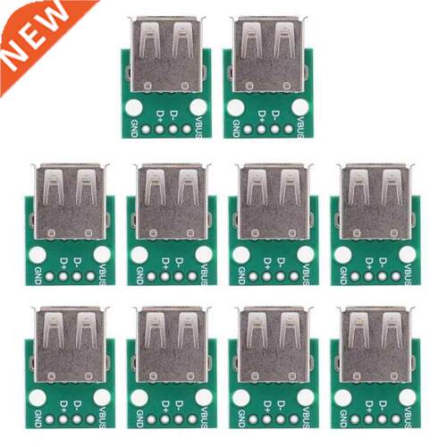 10 Pieces of USB Adapter Board, 2.54mm USB to DIP Adapter Bo