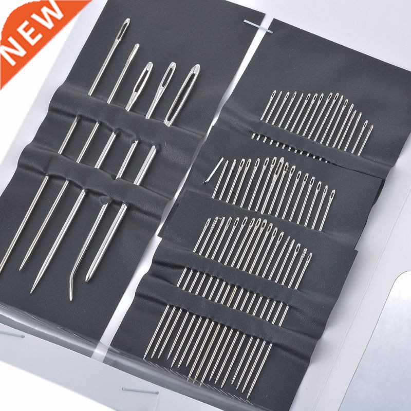 55Pcs/Set Stainless Steel Sewing Needles Set Hand Stitches T