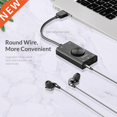 Orico USB2.0 Multi-Function Drive-Free External Sound Card