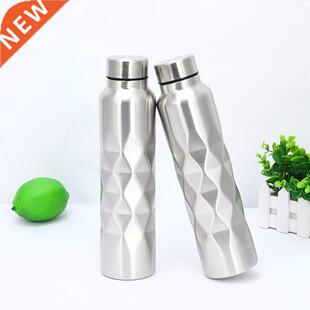1000ml a parete Singola In Acciaio Inox Bottiglia di Acqua
