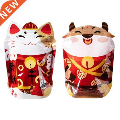 50pcs Cute Lucky Ox Treat Bags Party Favor Bags Candy Goodie