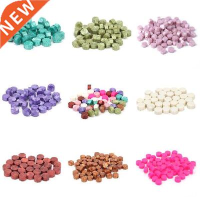 100Pcs Seal Stamp Wax Colorful Beads Wax Seal Stamps for