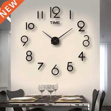 Clock reloj Watch Large Acrylic Quartz Wall pared