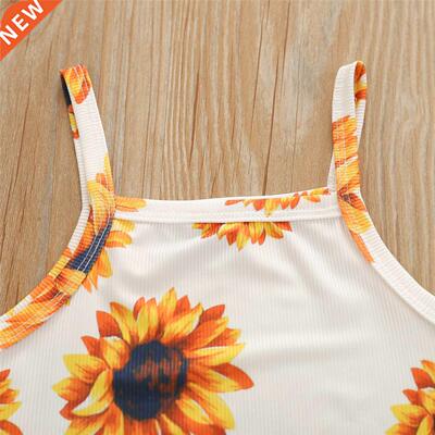 Children Baby Girls 2pcs Clothes Se Floral/Leopard Print Sle