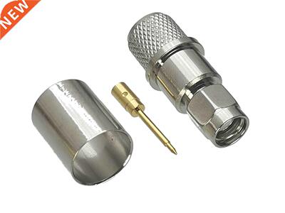 1Pcs Connector SMA Male plug Crimp For RG8 LMR400 Cable 50oh