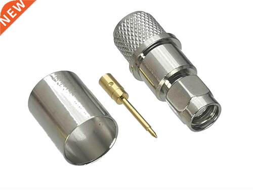 1Pcs Connector SMA Male plug Crimp For RG8 LMR400 Cable 50oh