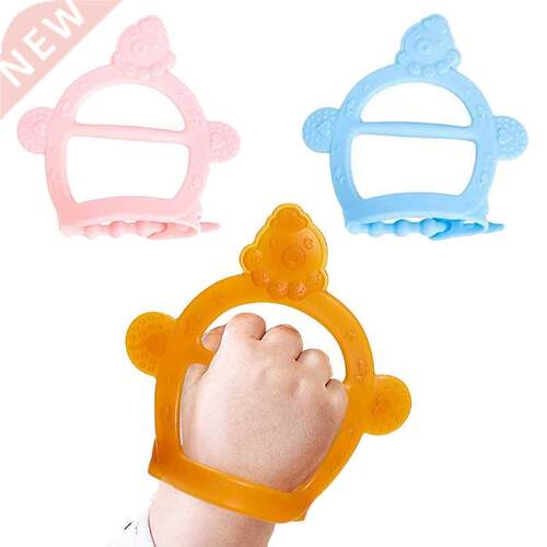 Baby Molar Stick Toy Silicone Teether Soft Anti-Eating Hand