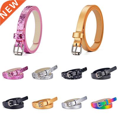 Children Faux Leather Belt Kids Cute Peach Heart Buckle Belt