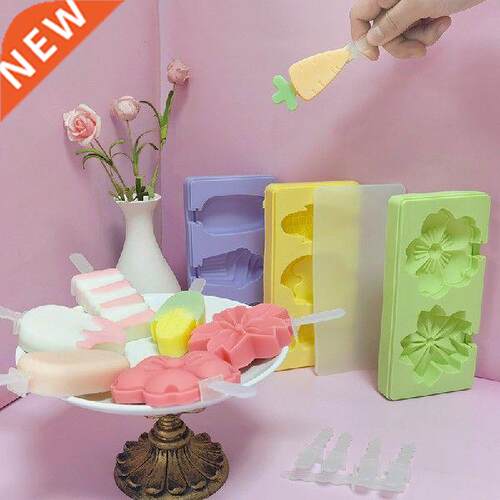 Silicone Ice Cream Mold Reusable Popsicle Molds