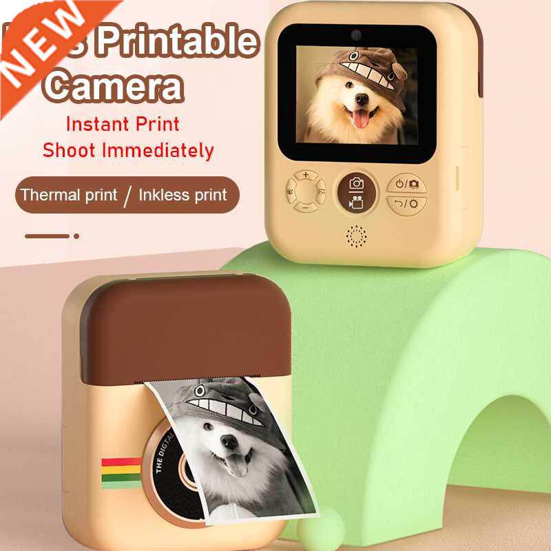 Chldren Kds nstant Prnt Camera 1080P HD Kd Photo Camera