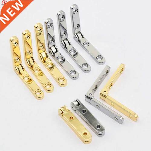 10Pcs/Bag 90 Degree Hinges Zinc Alloy Spring Hinge for Woode