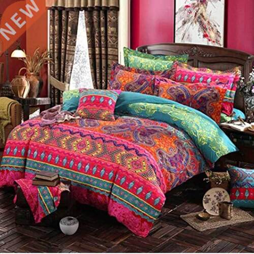 Bohemian 3d comforter bedding sets Mandala duvet cover set w