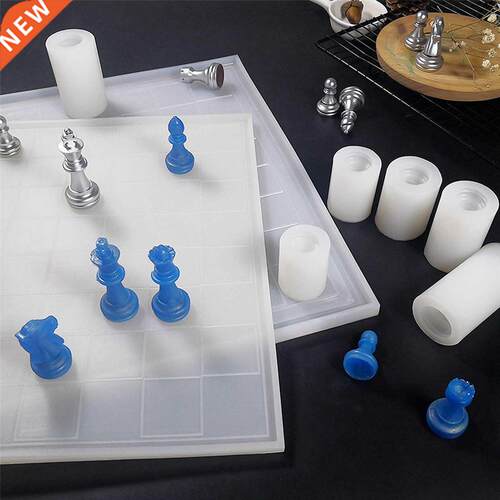 Silicone Mold Set for  Craft 7 Pieces White Solid Color