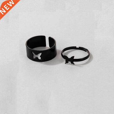 Vintage Simple Animal Butterlfly Star Moon Heart Open Rings