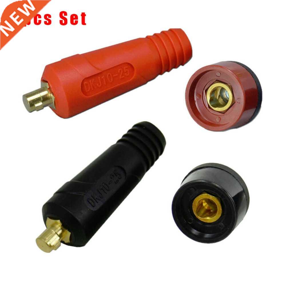 4pcs/Set Welding Machine Quick Fitting TIG Welding Cable Pan