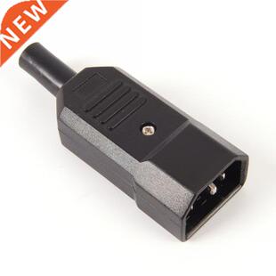 1PCS Standard IEC320 C14 Power Cable Connector Male Plug Ada