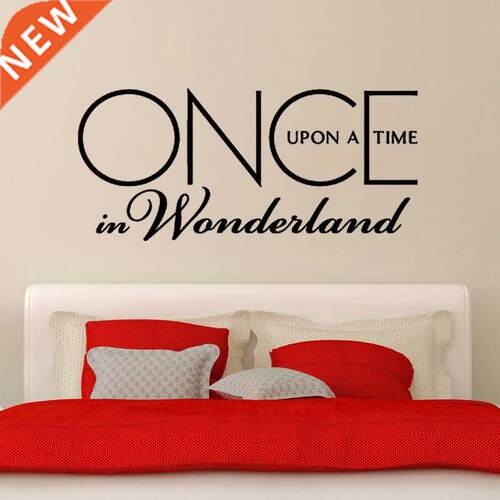 Sticker Romantic Once Upon a Time in Wonderland Vinyl Wall