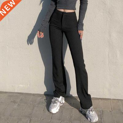 Spring Professional Suit Trousers Female High Waist Fashion