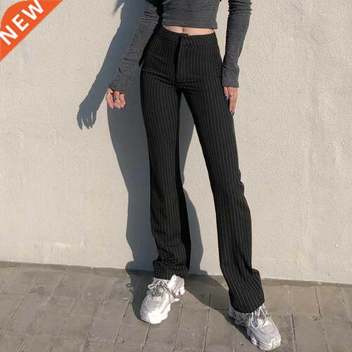 Spring Professional Suit Trousers Female High Waist Fashion