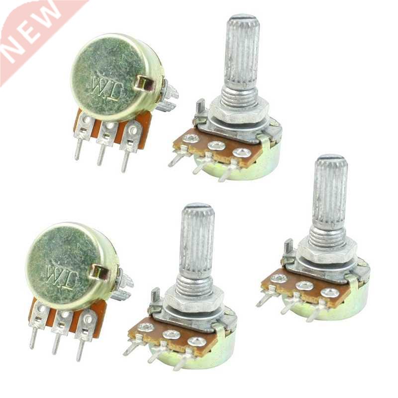 One Linear Type 3 Terminals Rotary Taper Potentiometer 20K O