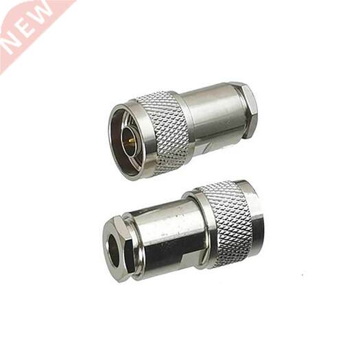 1pc N Male Plug Connector Clamp RG5 RG6 5D-FB LMR300 Cable