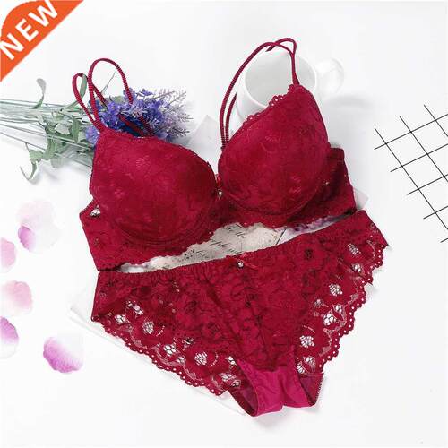 Lingerie Pink Sujetador Transparente Panties And Bra Set Und