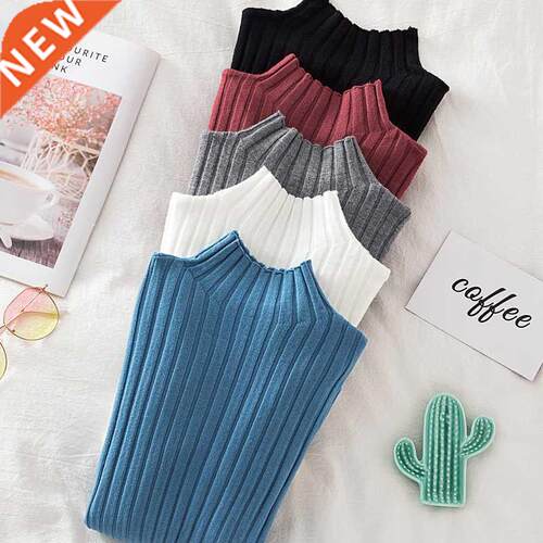 Croysier Pullover Ribbed Knitted Sweater Autumn Winter Cloth