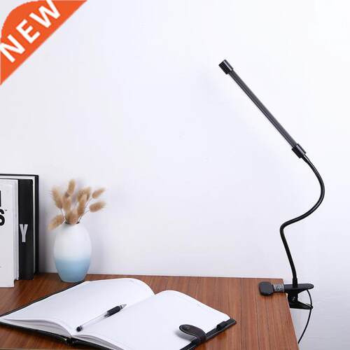 USB Led Desk Lamp With Clip Flexible Table Lamp Bedside Book