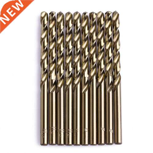10Pcs 5mm M5 Triangle Shank HSS-Co Cobalt Twist Drill Spira