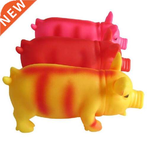 1 Pcs Dog Toy Squeak Pig Cat Chewing Toy Cute Rubber Pet