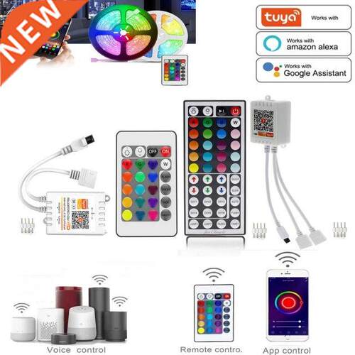 DC5-24V Tuya WiFi Controller 24key 44key IR Remote With Voic