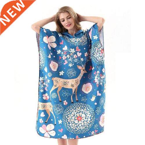 Poncho Towel Changing Robe Surf Beach Snorkeling Swim