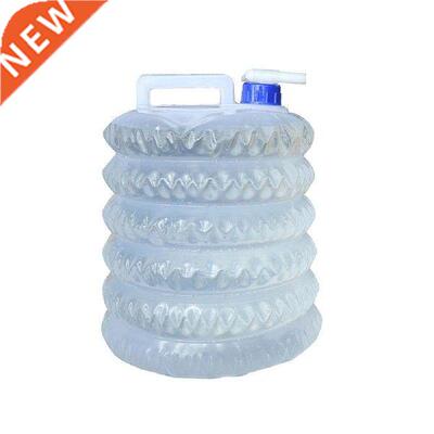 5/10/15L Large Foldable Water Bag with Faucet Bucket