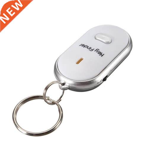 LED Key Finder Locator Find Lost Keys Chain Keychain Whistle