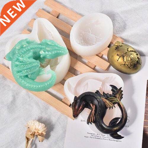 Dragon Egg Silicone Mold D Sleepy Dragon Epoxy DIY Soft