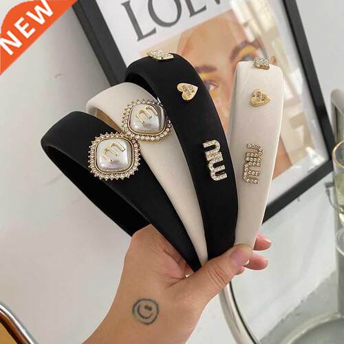 new wide-Brimmed Letters Headband Hairpin Fashion Headband R