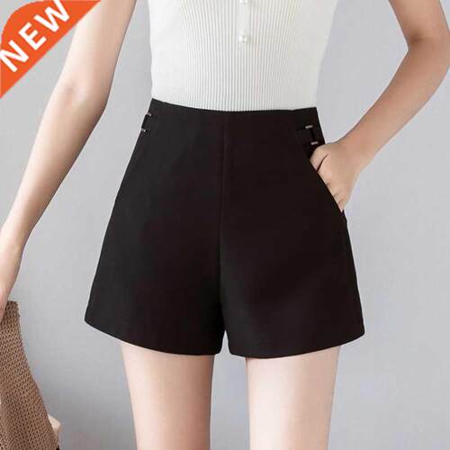 Korean version of high waist chiffon shorts female summer ne