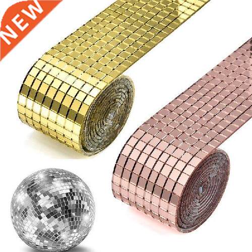 Self-Adhesive Glass Mini Square Mirrors Mosaic Tiles For