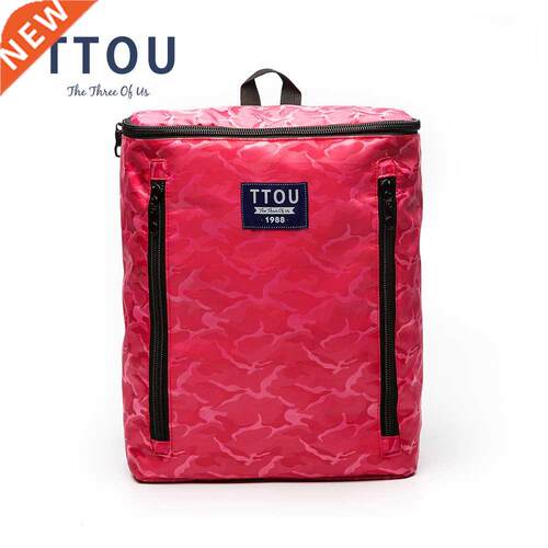 TTOU Design Camouflage Rose Backpack Teenage Girls School B