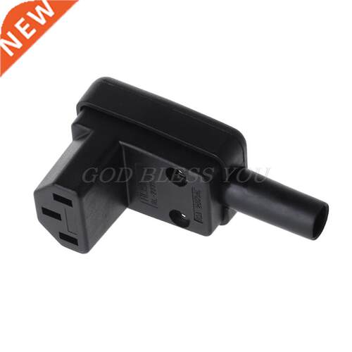 1pcs 90 Degree Angled IEC 320 C13 Female Plug AC 10A 250V P