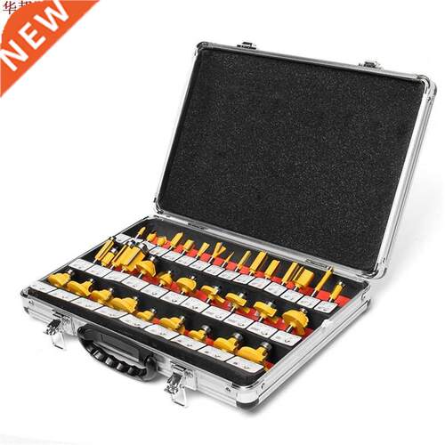 5pcs 8mm Woodworking Milling Cutter Shank Router Bit Set Tu