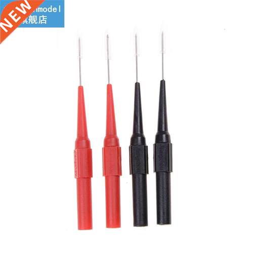 1 Pcs Red and 1 Pcs Black 1 Pair 0V-60V Insulation Piercin