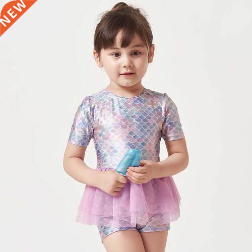 Julysand Girl Swimsuit High-end One Piece Swimsui Kids Lovel