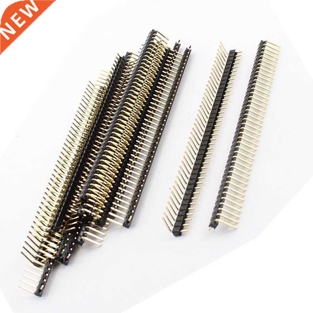 17Pcs PBC 40Pin 2.54mm Single Row Right Angle Header Connect