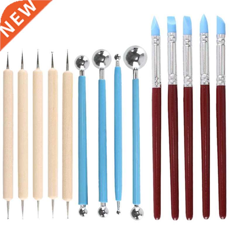 14PCS Polymer Pottery Clay Sculpting Modelling Sit Ball Styl