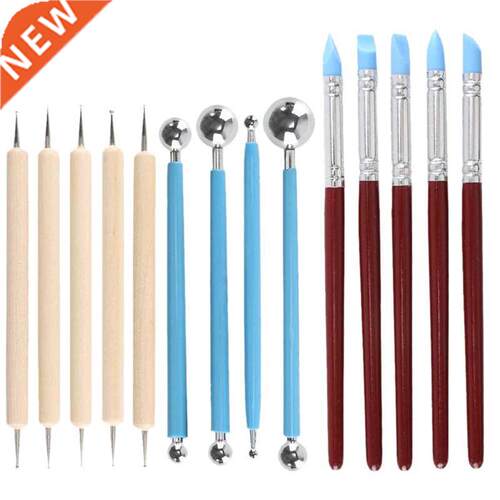 14PCS Polymer Pottery Clay Sculpting Modelling Sit Ball Styl