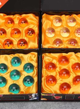 7 Stars Crystal Ball all size .5/4/5.7cm resin sphere model