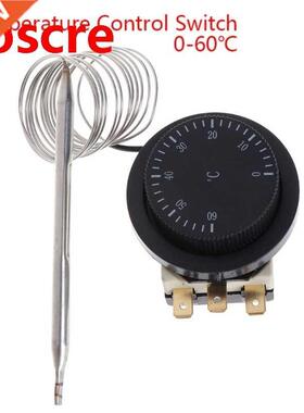 250V/380V 16A 0-60C Temperature Control Switch Capillary The